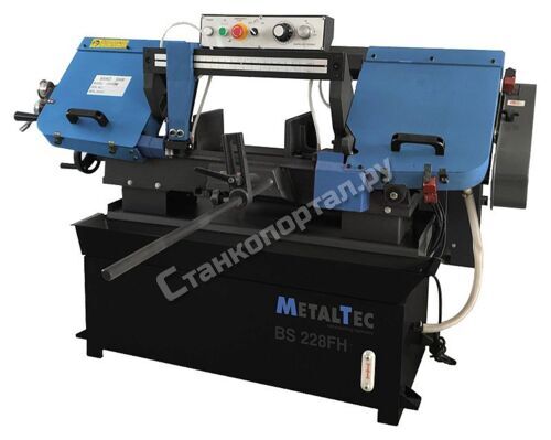Ручной ленточнопильный станок для резки металла MetalTec BS 228 FH 